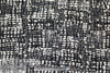 NY designer gray/black/white graphic cotton stretch woven 1.5 yds