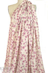 NY designer pink blossoms cotton lawn