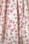 NY designer pink blossoms cotton lawn