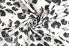 NY designer surreal flowers cotton woven