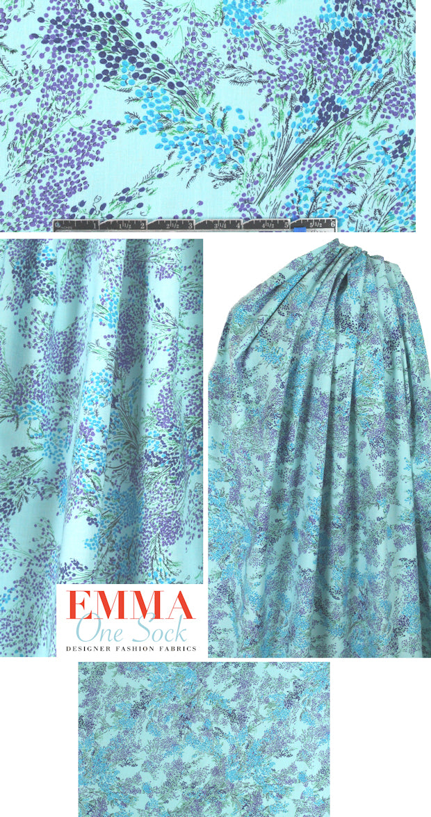 Bedhe@d dotty flora cotton woven
