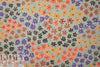 CA designer stylized flowers cotton poplin