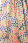 CA designer stylized flowers cotton poplin