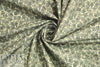 Italian loden mini floral cotton shirting