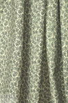 Italian loden mini floral cotton shirting