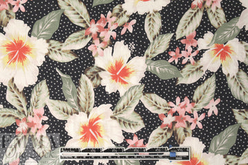 Rebecca Tay1or flowers 'n' dots cotton shirting 1.66 yd