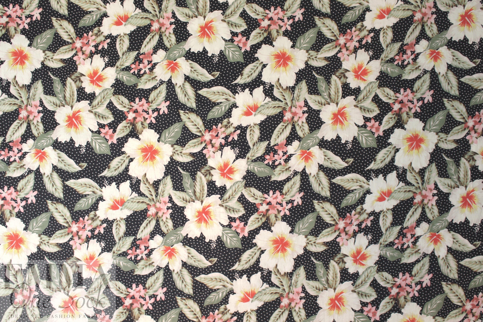 Rebecca Tay1or flowers 'n' dots cotton shirting 1.66 yd