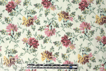 Rebecca Tay1or vintage bouquets cotton shantung 1.375 yd