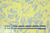 Italian cotton poplin - lemon/cool gray silhouette .5 yds