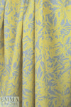Italian cotton poplin - lemon/cool gray silhouette