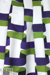 Italian bold ribbon graphic cotton sateen 1.625 yd