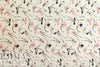 NY designer 'dancing ant-ics' cotton voile 2 yds
