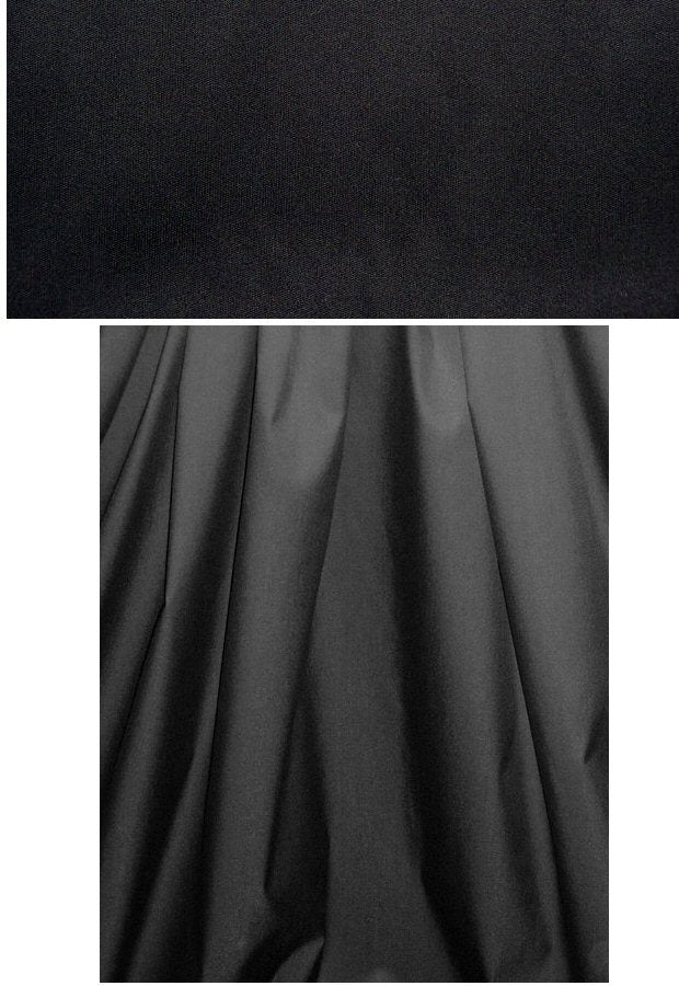 The0ry Italian black double twill stretch woven