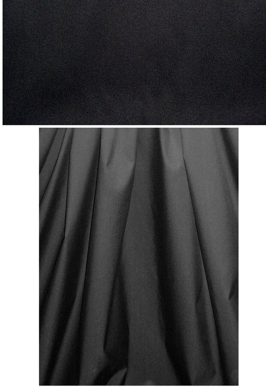 The0ry Italian black double twill stretch woven