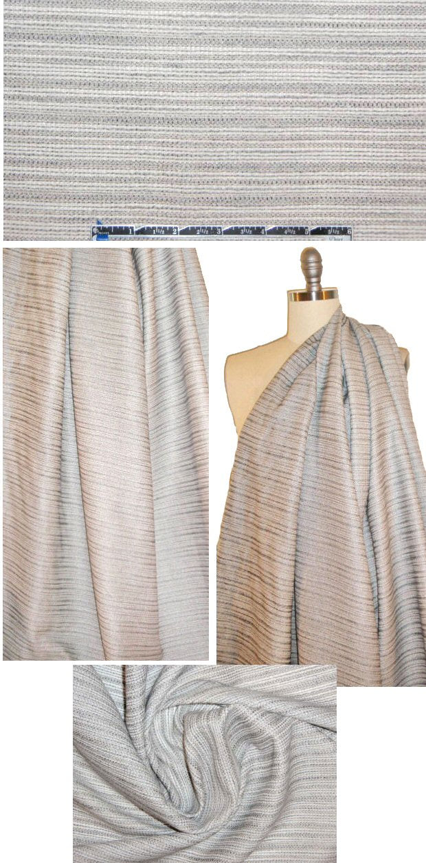 Rebecca Tay1or gray-dusted white cotton 'raffia' weave