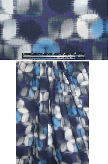 'digital fuzz' graphic abstract cotton broadcloth