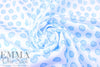 'nautilus shell' cotton lawn - light blue/white 1.75 yd