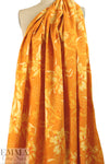 NY designer citrus floral cotton stretch shirting