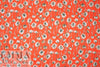'mandarin primrose' cotton lawn - mandarin/driftwood .875 yds