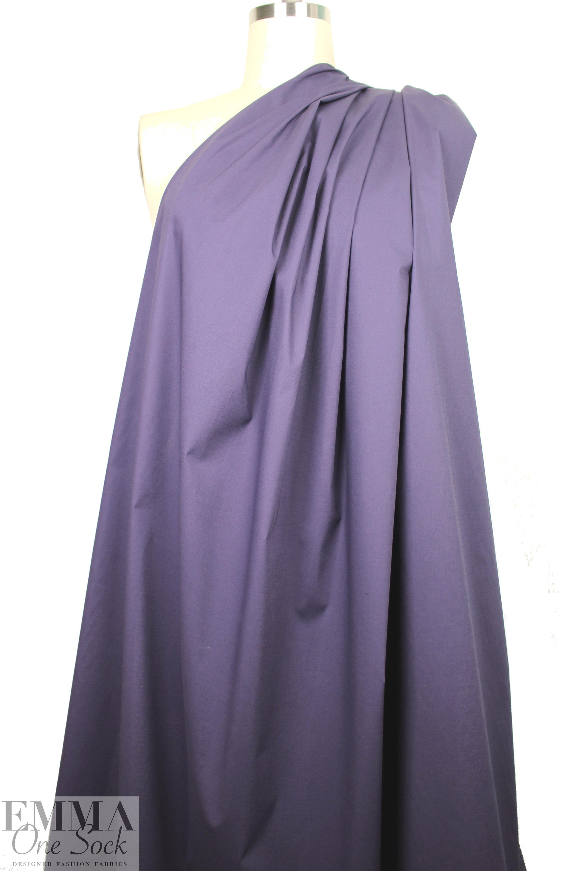 Japanese cotton stretch shirting - grape