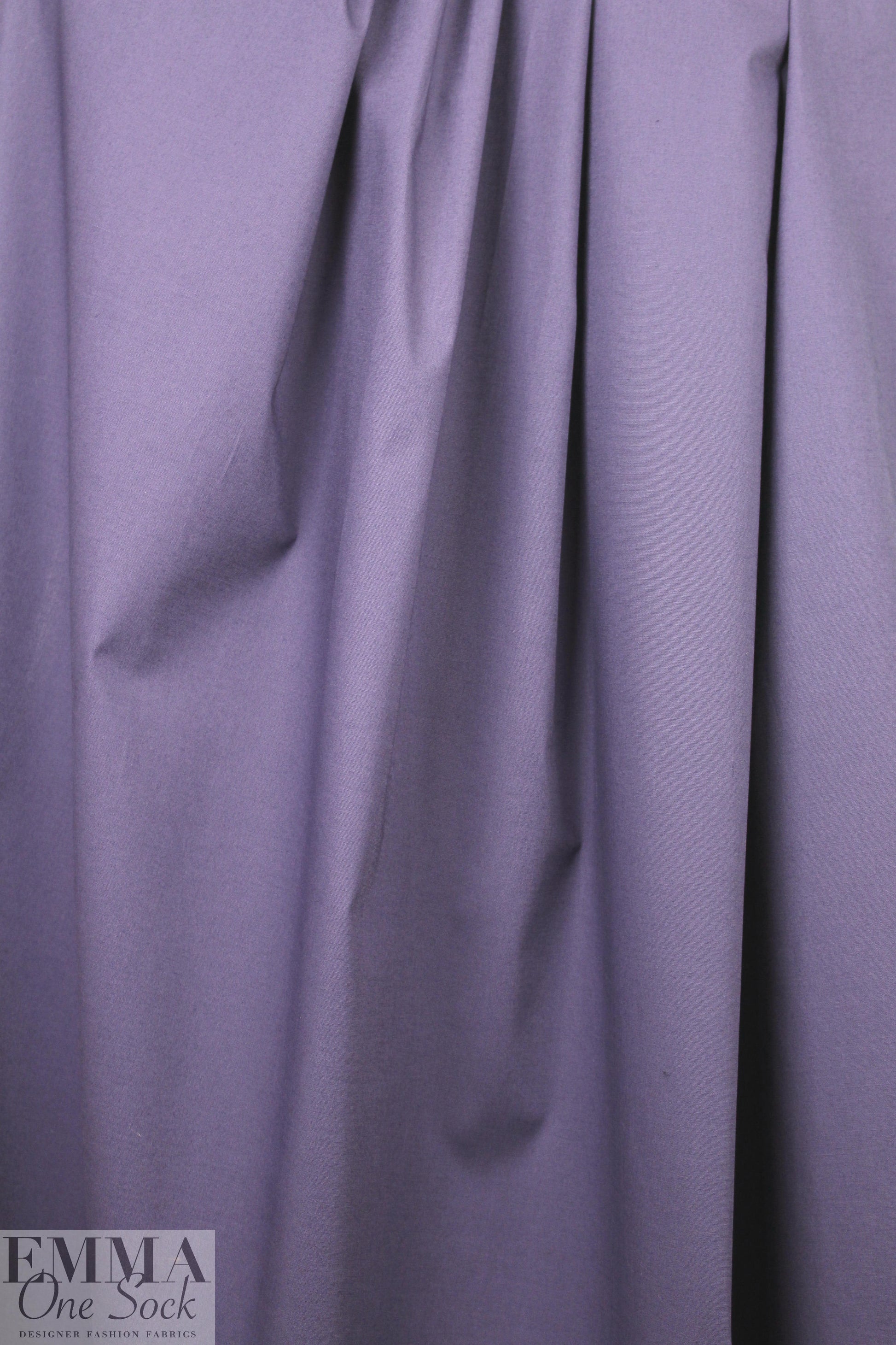 Japanese cotton stretch shirting - grape