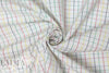 Italian cotton shirting - colorful grid 1.5 yd