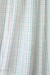 Italian cotton shirting - colorful grid