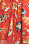 R l3 'something fishy' cotton stretch twill 2 yd