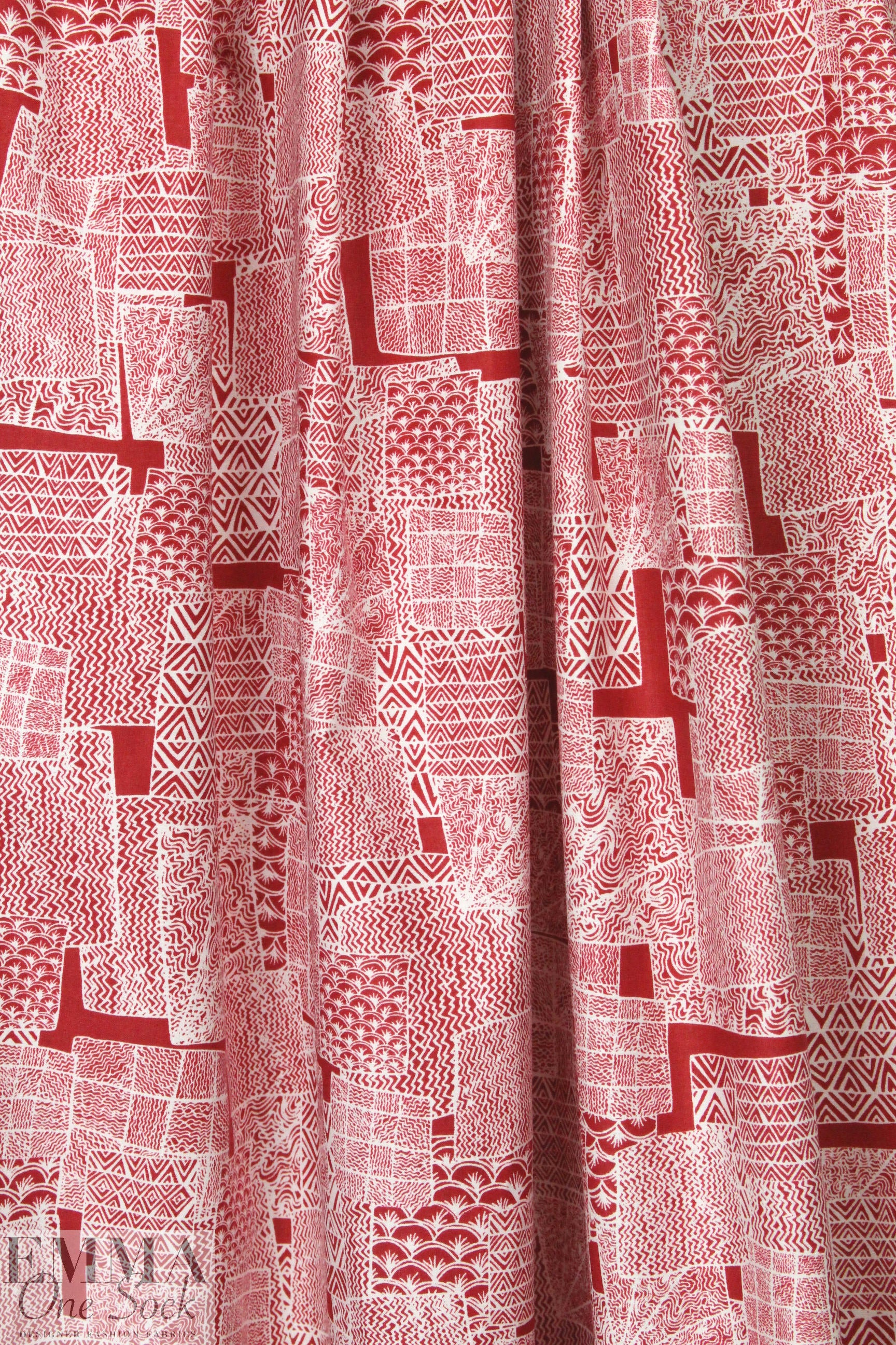 T0ri Richard 'post-it-art' screen printed cotton lawn