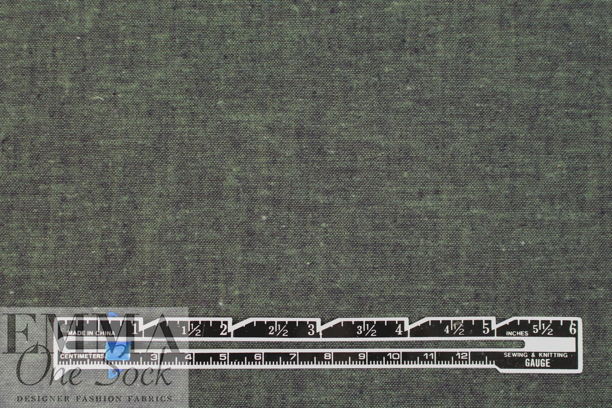 cotton/linen melange shirt weight woven - hedge/black .625 yds