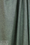 cotton/linen melange shirt weight woven - hedge/black .625 yds