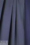 Italian thin stripe cotton poplin - dark navy 1.625 yds