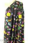 NY designer tropical fish cotton shirting