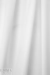 Italian cotton stretch shirting - white