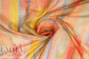 Italian over-printed cotton damask - southwest stripe