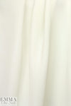famous designer cotton/visc woven - ivory