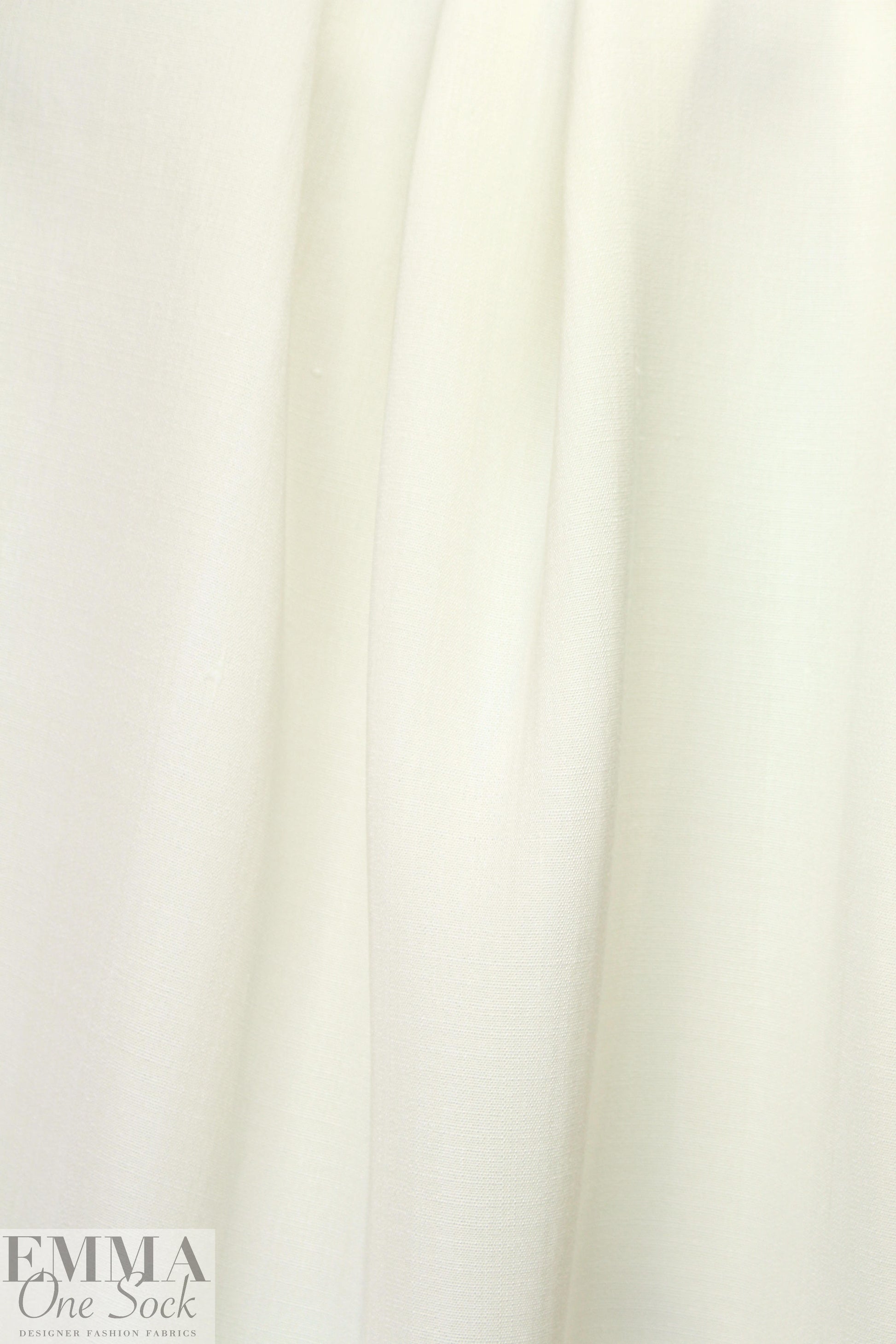 famous designer cotton/visc woven - ivory