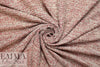 NY designer tweedy lightweight sweater hybrid - red 1.125 yds