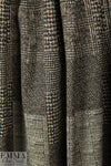 Italian herring/glen/tweed patchwork stretch brocade 1.75 yd