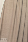 Italian cotton/cashmere 2-ply knit - cafe au lait/natural