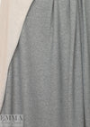 Italian cotton/cashmere 2-ply knit - gray/parchment