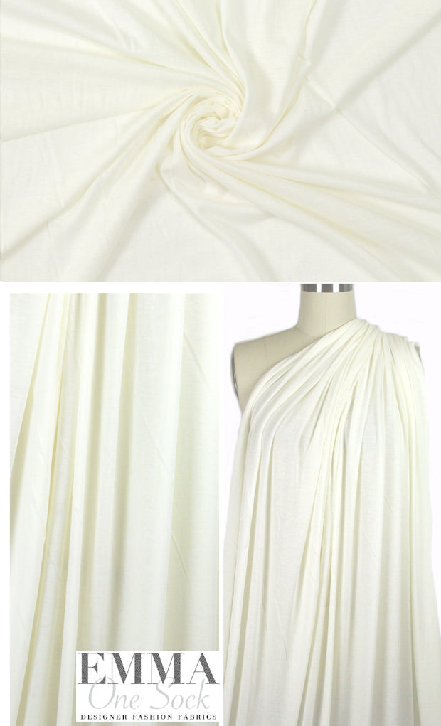 The0ry cotton/cashmere featherweight knit - cream .875 yds