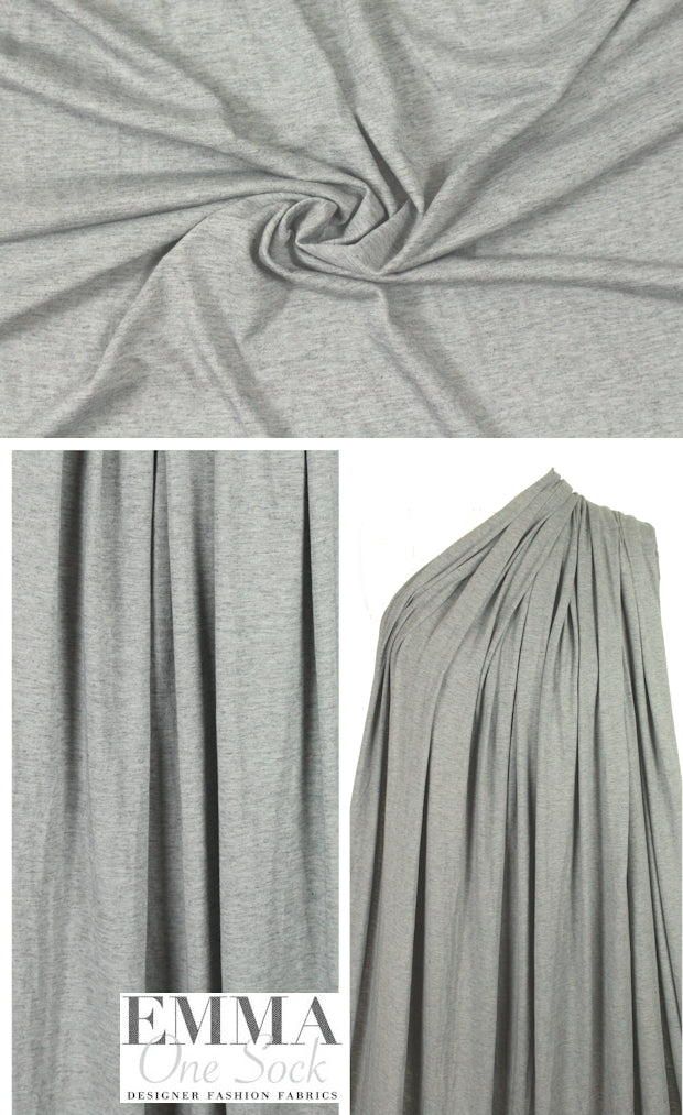 The0ry cotton/cashmere featherweight knit - gray