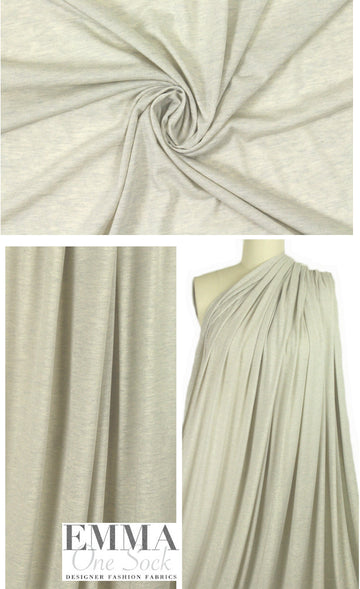 The0ry cotton/cashmere featherweight knit - oatmeal heather