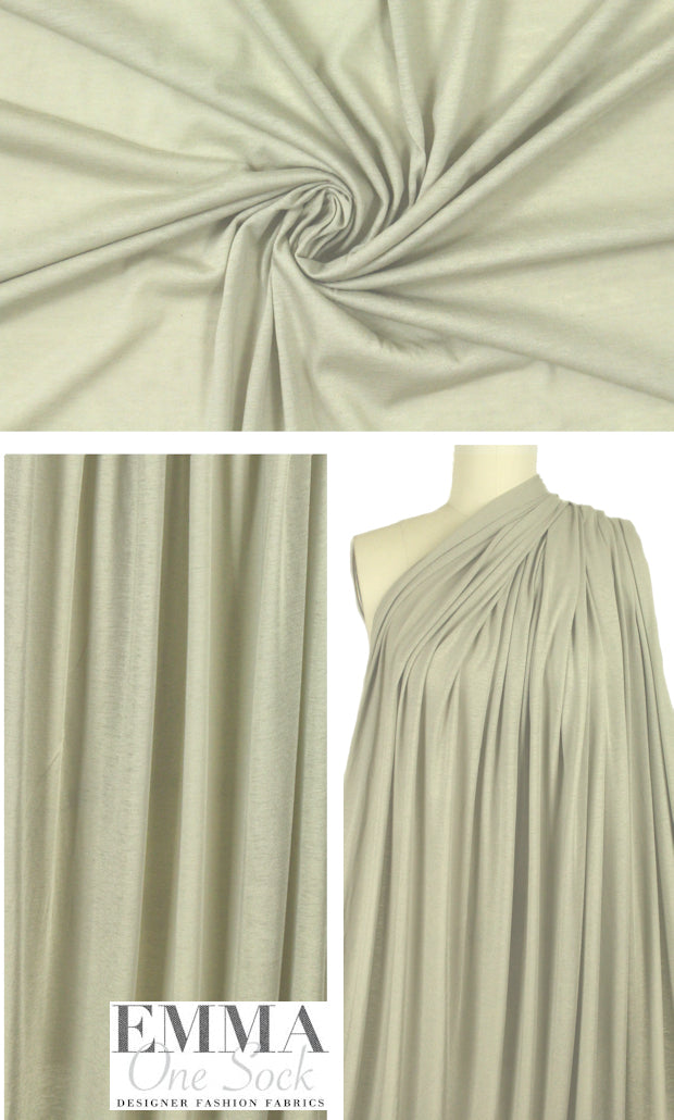 The0ry cotton/cashmere featherweight knit - sage-gray