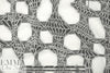 Italian black/white cotton clipped weave