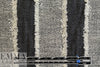 Italian cotton fringed stripes clipped stretch jacquard .875 yds