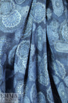 Ratti printed fine wale corduroy - denim medallions