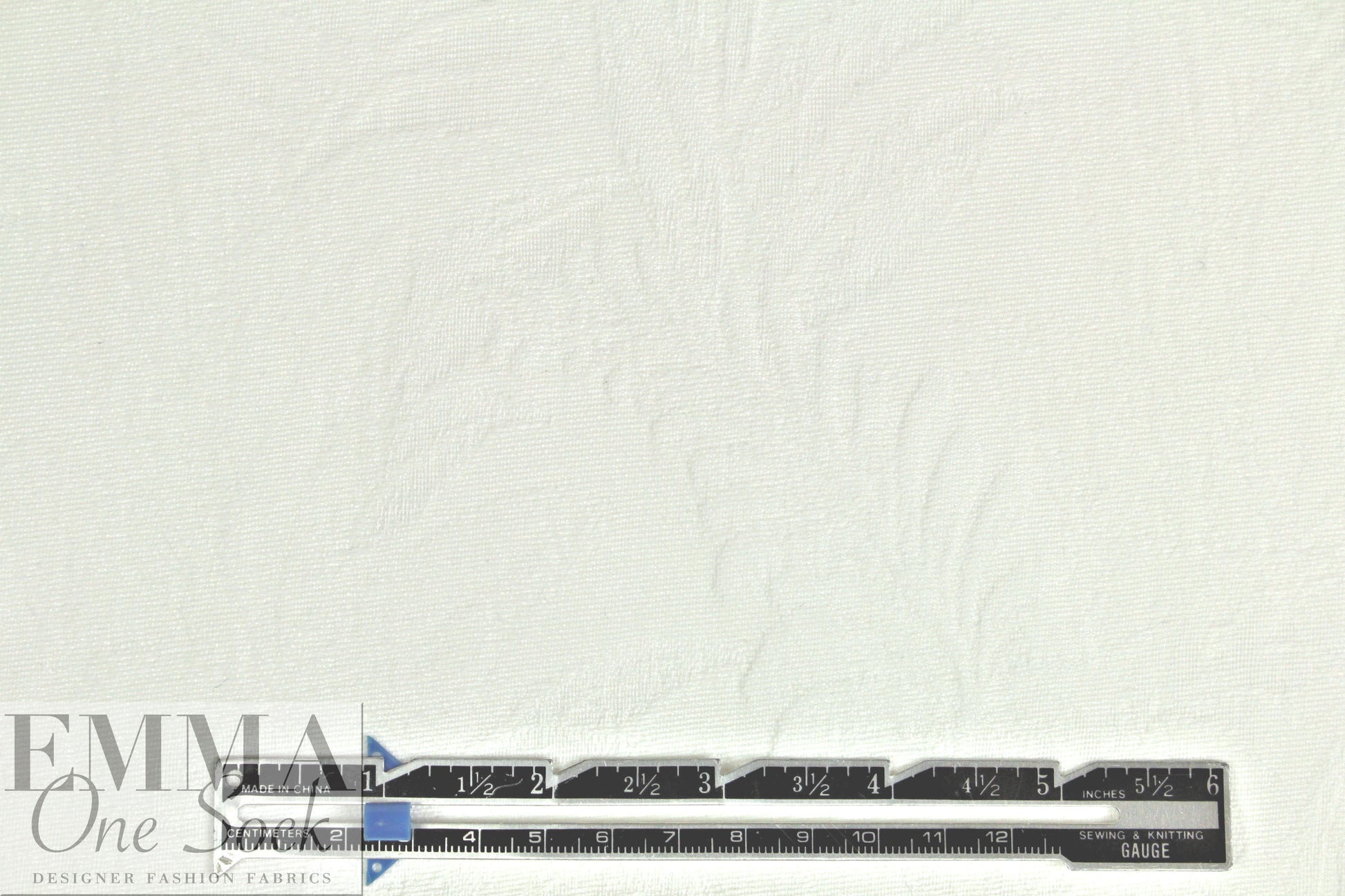 Kh@ite cotton damask coating - soft white