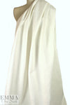 Kh@ite cotton damask coating - soft white 2.25 yd